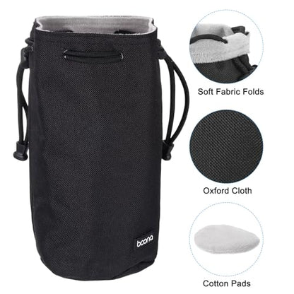 PATIKIL Soft Drawstring Lens Case – Close-up Detail