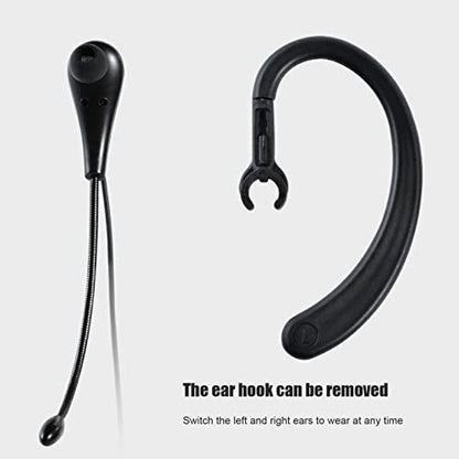 Call Center Headset: ASHATA Single Ear Hook 3.5mm Noise – Packaging