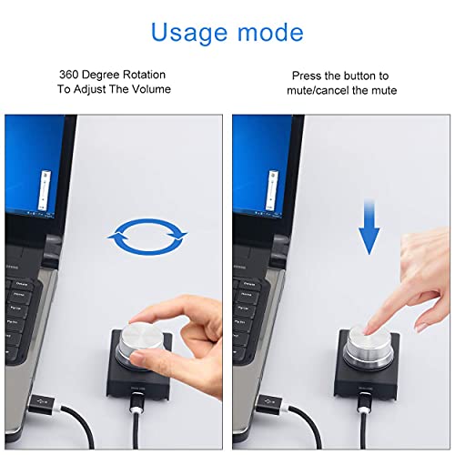 Volume Control: AIMOS USB Volume Control Module with 6.57ft – In Use
