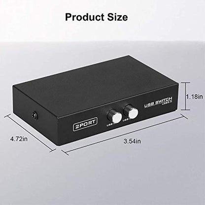 EEKit Port: EEEKit 2 Port USB 2.0 Manual Printer Scanner – In Use