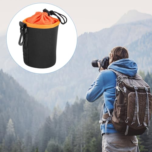 PATIKIL Camera Lens Bag: 1 Pcs 3.3" ID x 5.5" H Cylindrical – Feature Highlight