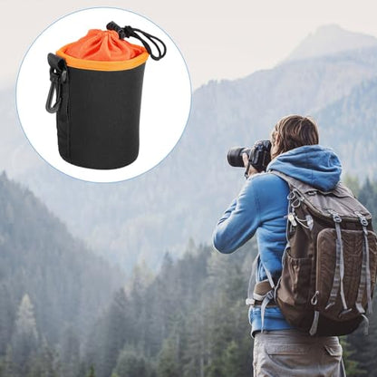 PATIKIL Camera Lens Bag: 1 Pcs 3.3" ID x 5.5" H Cylindrical – Feature Highlight
