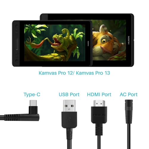 3 in 1 HDMI Cable: Huion Kamvas Pro 16 – Packaging