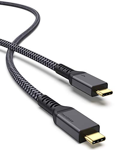 Thunderbolt Maxonar: Maxonar 6.6ft Thunderbolt 4 Cable – Front View
