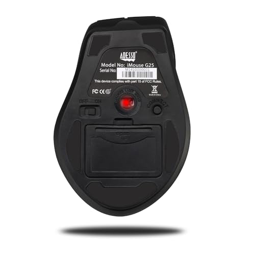 Adesso iMouse G25: Wireless Ergonomic RF Laser Mouse – In Use