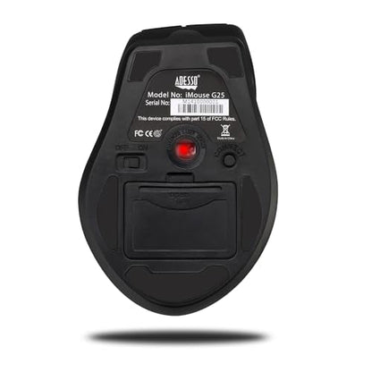 Adesso iMouse G25: Wireless Ergonomic RF Laser Mouse – In Use