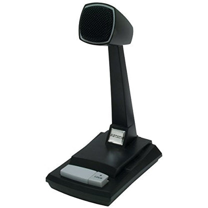 Astatic 302: Astatic 302-AST878DM CB Desk Microphone Black – Front View