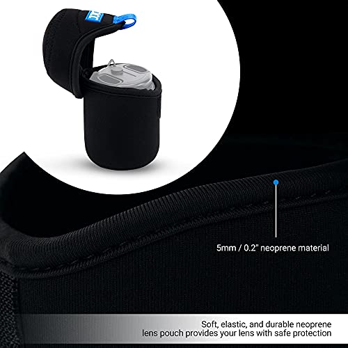 Lens 35mm: JJC Durable Mirrorless Camera Lens Pouch – Close-up Detail