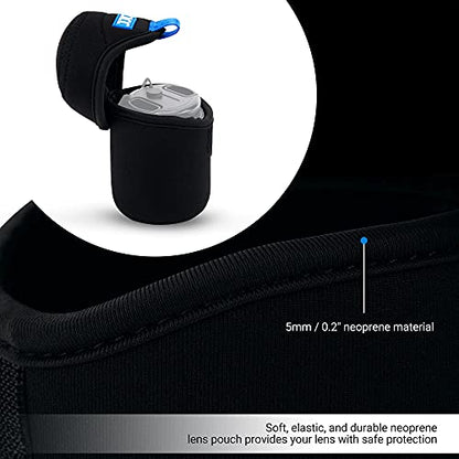 Lens 35mm: JJC Durable Mirrorless Camera Lens Pouch – Close-up Detail