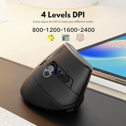Mouse Uineer: Uineer Vertical Mouse Wireless 2.4G – In Use