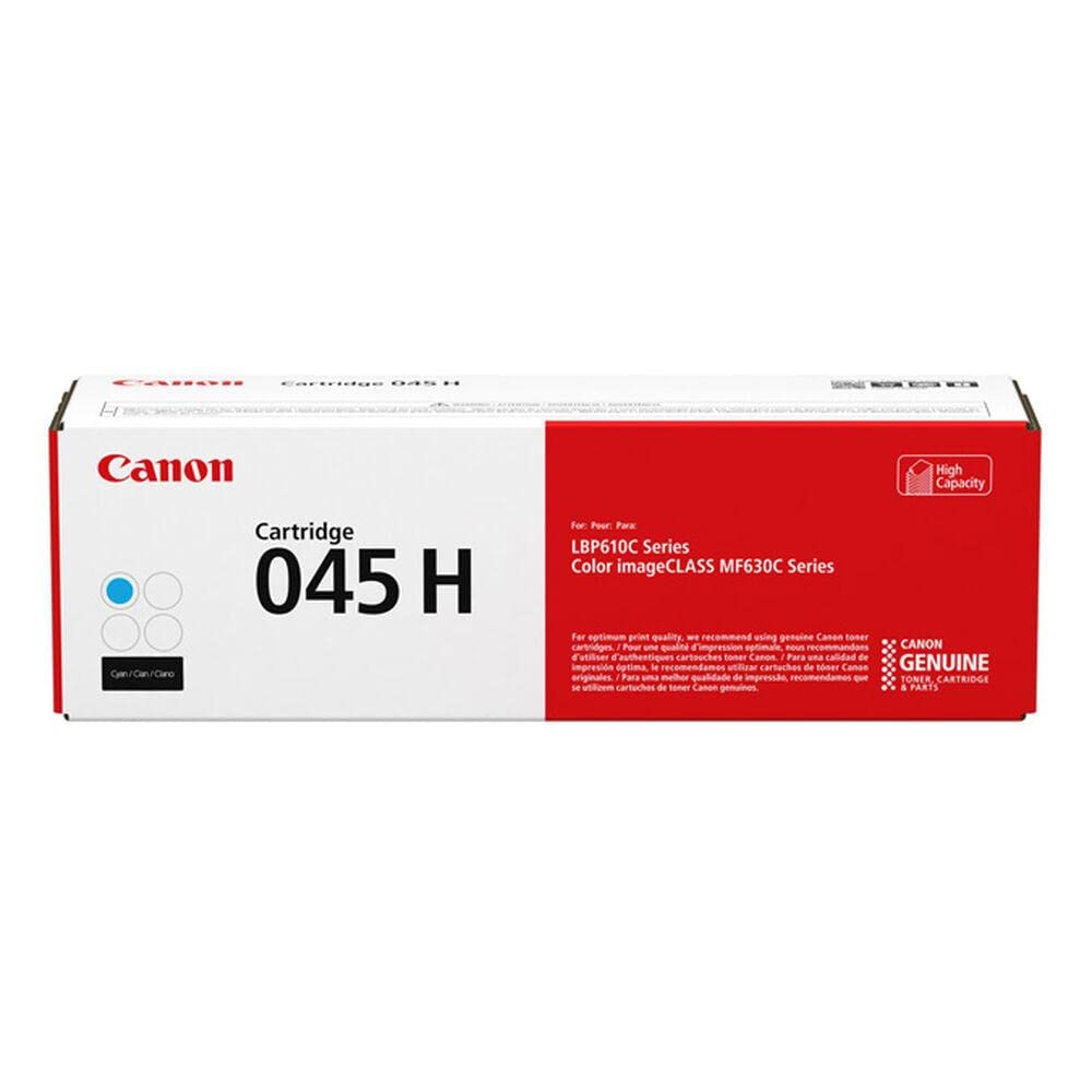 Canon Toner Cartridge 045 H C Cyan, 1245C002 (H C Cyan)