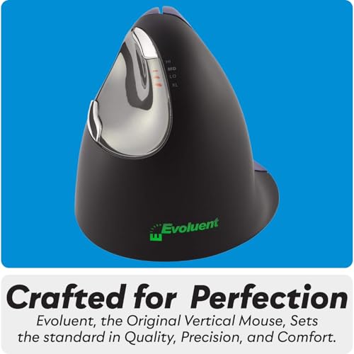 Mouse Vertical: Evoluent VM4S Vertical Mouse 4 Small – In Use