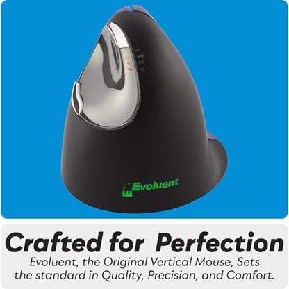 Mouse Vertical: Evoluent VM4S Vertical Mouse 4 Small – In Use