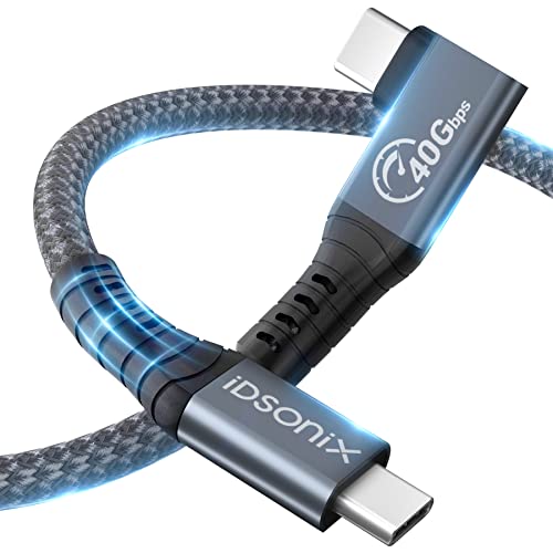 Cable Idsonix: iDsonix USB 4 Cable 90-Degree 6.6ft – Front View