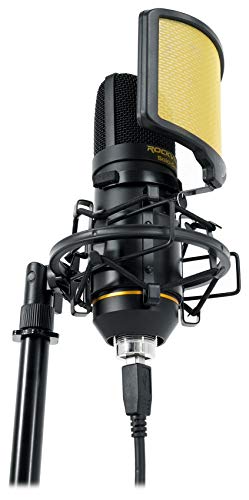 Rockville Solo-Cast: 24-bit 192kHz USB Microphone Condenser – Close-up Detail