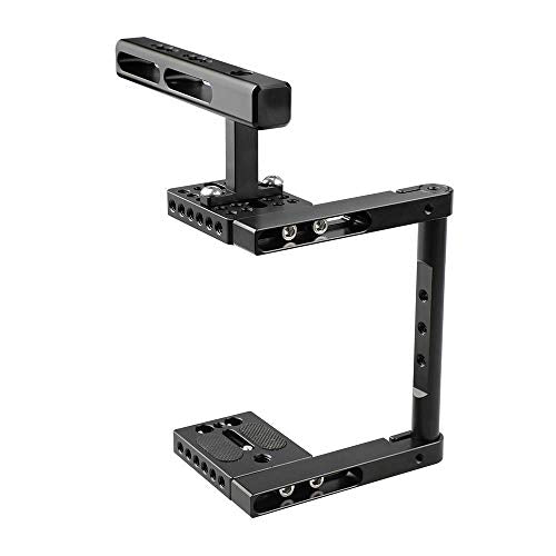 CAMVATE Basic Camera Cage Rig with Top Handle Universal Use – Front View