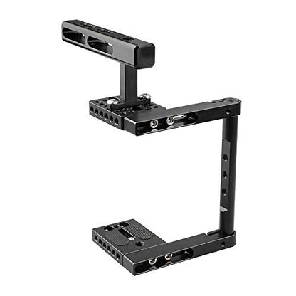 CAMVATE Basic Camera Cage Rig with Top Handle Universal Use – Front View