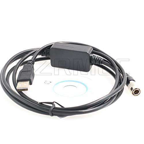 SZRMCC Hirose 6 Pin Male to USB Data Download Cable for – Side View