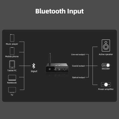 FiiO BR13 HiFi Bluetooth 5.1 Music Receiver Long Range – Back View