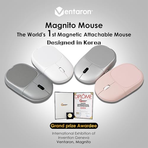 Ventaron Magnito Mouse: Premium Wireless Bluetooth Mouse – Close-up Detail