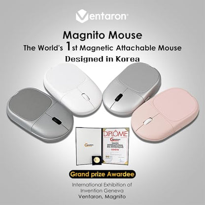 Ventaron Magnito Mouse: Premium Wireless Bluetooth Mouse – Close-up Detail