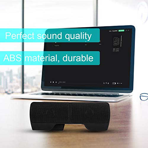Speakers Desktop: Estink Laptop Speakers Clip Screen Bar – Close-up Detail
