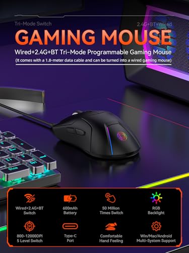 FMOUSE Wireless Gaming Mouse: PAW3311 Sensor – Packaging