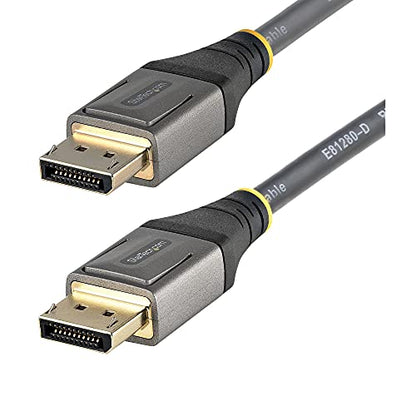 DisplayPort 1.4 Cable: 3ft VESA Certified DP to DP Monitor – Front View