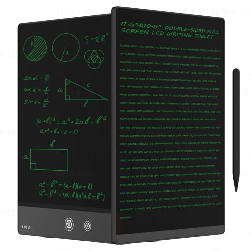 LCD Writing Tablet: Ksequ 10.5 Inch Double-Sided Full – Front View