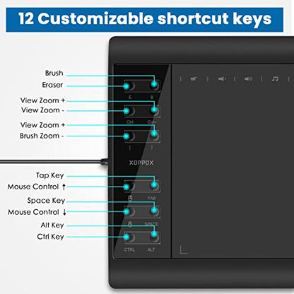 XOPPOX Graphics Drawing Tablet – Feature Highlight