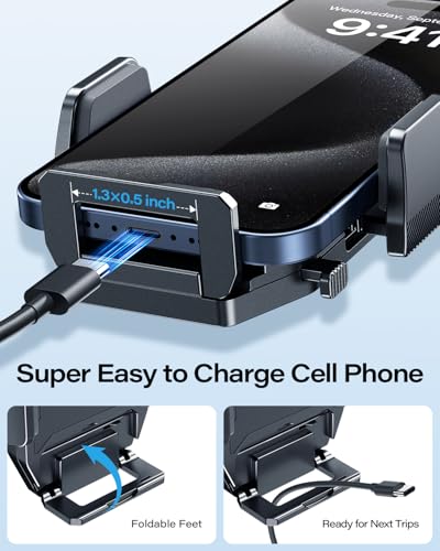 APPS2Car Sturdy CD Slot Phone Mount with One Hand Operation – Packaging