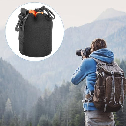 Patikil 3.3" x 5.5" Neoprene Lens Pouch – Feature Highlight