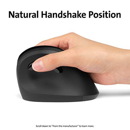 Kensington Pro Fit Ergo Vertical Wireless Mouse – Side View
