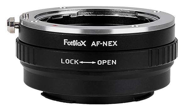 Fotodiox Lens Mount Adapter Sony Alpha A-Mount DSLR (Minolta AF A-Type) Lens for Sony Alpha NEX E-Mount Camera for Sony Alpha NEX-7 NEX-5N NEX-5 NEX-C3 NEX-3