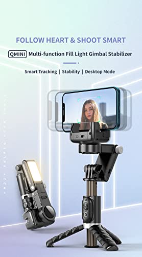 Stabilizer Gimbal: 3-Axis Smartphone Stabilizer with Tripod – Close-up Detail