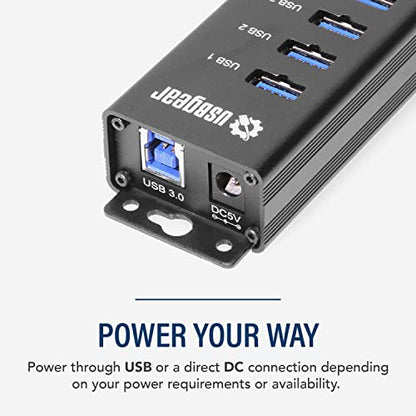 Port Charging: 4-Port USB 3.2 Gen 1 Mountable Charging Hub – Packaging
