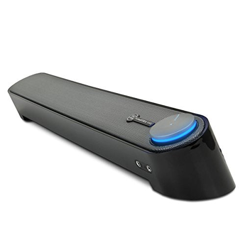 Gogroove Computer Speaker Mini Soundbar – Front View