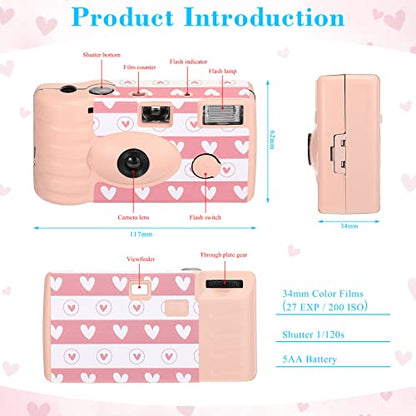 3 Pack Disposable Camera for Wedding Simple Use Color Film – Close-up Detail