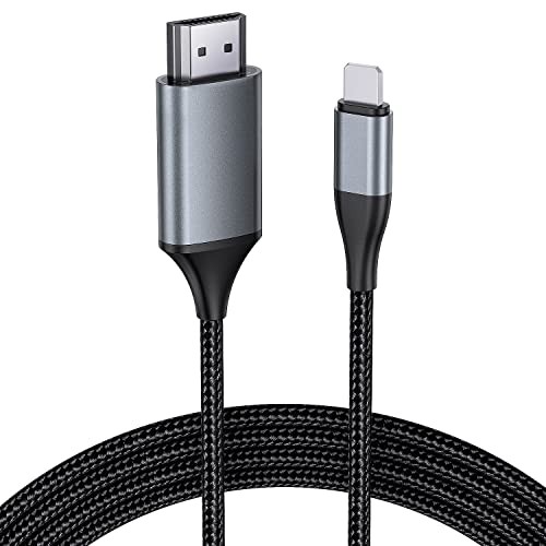 Cable iPhone: JUCONU 13.2ft Long Version HDMI Cable for – Front View