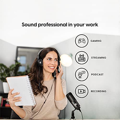 Microphone Talkworks: TalkWorks USB Microphone With Tripod – In Use