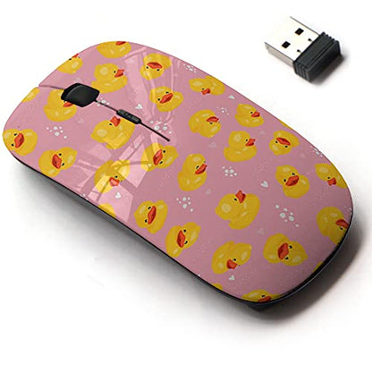 2.4G Wireless Mouse with Cute Pattern Design for All – Front View