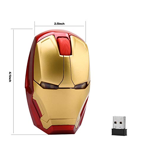 Mouse VSVABEFV: VSVABEFV Cool Wireless Mouse 2.4G Portable – In Use