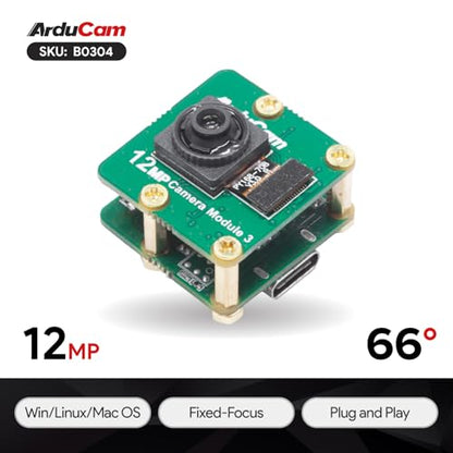 Arducam Camera Module: Arducam for Raspberry Pi USB Camera – Side View