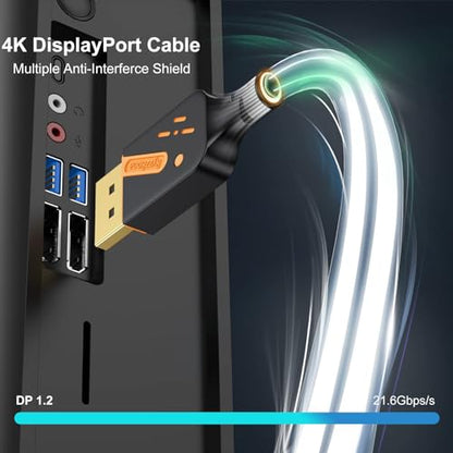 DisplayPort Cable Male to Male – In Use