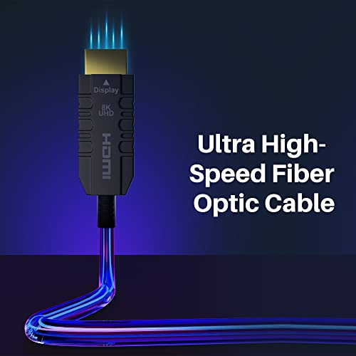 Certified 8K Fiber Optic HDMI Cable – In Use