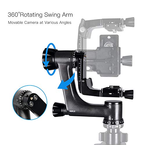SIRUI PH-Series Carbon Fiber Gimbal Head (PH-10) – Close-up Detail