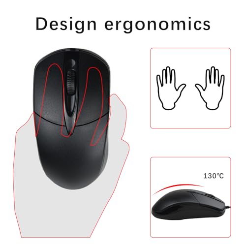 Heated Mouse: Flylin USB Heated Computer Mouse 1600DPI – Packaging