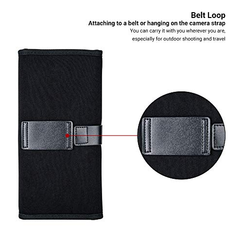 8 Pockets Lens Filter Case for Circular or Square Filters – Side View