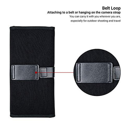 8 Pockets Lens Filter Case for Circular or Square Filters – Side View