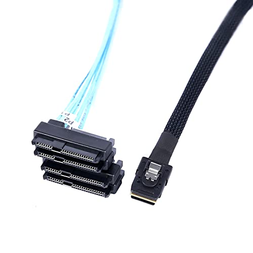 SAS SFF-8087: ADCAUDX 2Pack Mini-SAS to SAS Cable 0.5M – Packaging